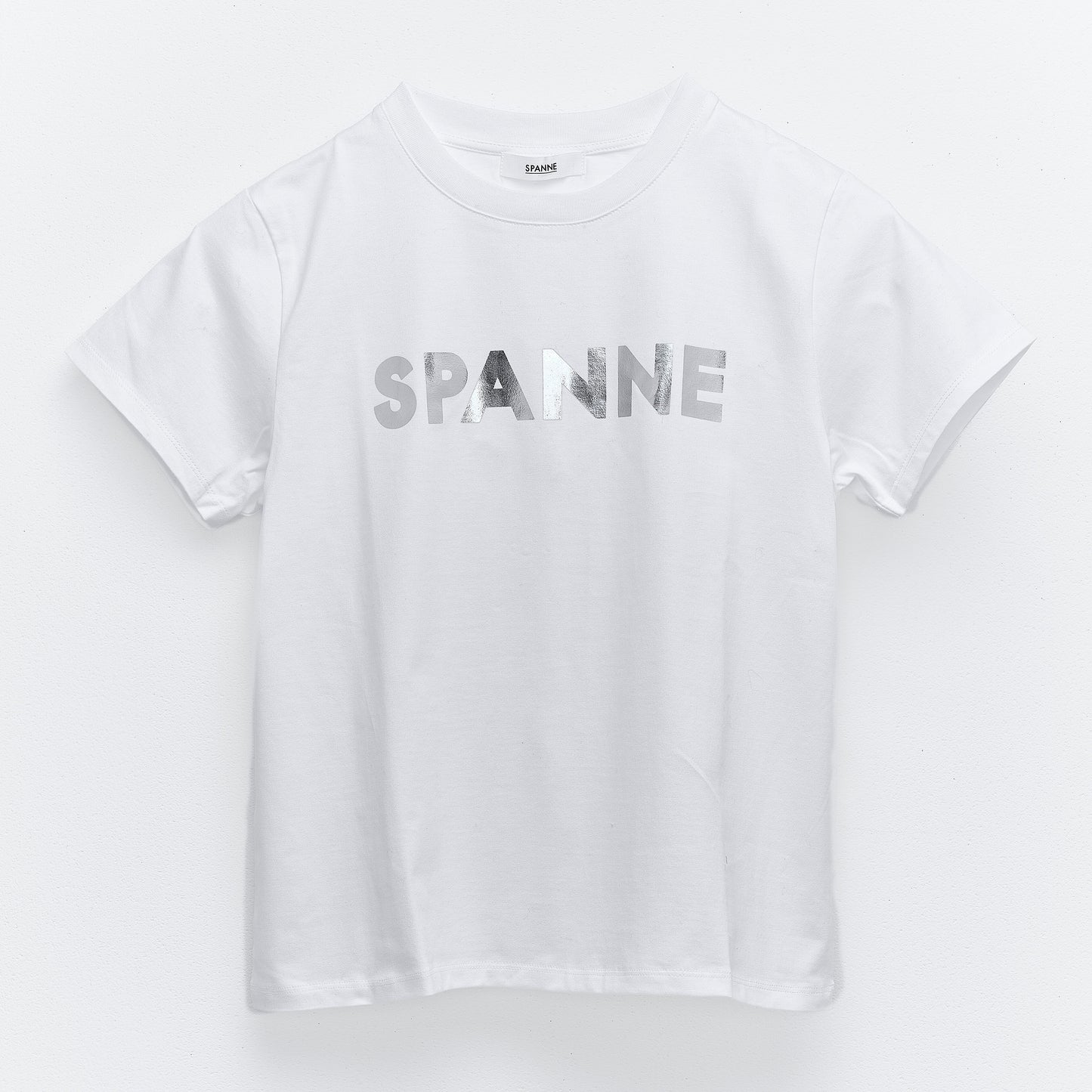 SPANNEシルバーロゴTシャツ