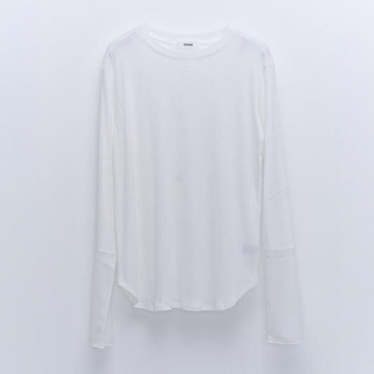 シアー袖ロンTEE